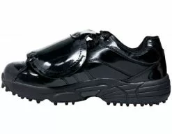 3N2 Referee And Umpire Shoes 3N2 Reaction Pro Patent Leather Low Umpire Plate Shoes -Bats Shop 7345 99 3n2 Reaction Patent Leather Umpire Shoes Outside Side View