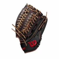 Wilson A2K 11.75" D33SS Baseball Glove -Bats Shop 9f3e42af819ab7082ec5812133e5b2fd8a217da0 WBW100063 2 A2K P D33 1175 BlackSnakeSS SaddleTan