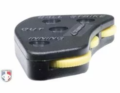 Champro Umpire Gear Champro Balls First 4-Dial Optic Yellow Plastic Umpire Indicator - 3/2/2 Count -Bats Shop A048P CHAMPRO BALLS FIRST 4 DIAL OPTIC YELLOW UMPIRE INDICATOR 3 2 2 COUNT FLAT ANGLED