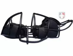 Wilson Umpire Gear Wilson Dyna-Lite Aluminum Umpire Mask With Memory Foam -Bats Shop A3009AL Wilson Dyna Lite Aluminum Umpire Mask Side Profile