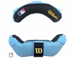 Wilson Umpire Gear Wilson MLB Umpire Mask Replacement Pads - Sky Blue And Black