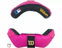 Wilson Umpire Gear Wilson MLB Umpire Mask Replacement Pads - Pink And Black