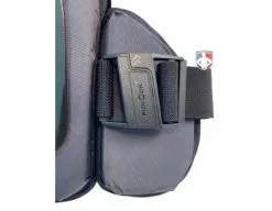 Wilson Umpire Gear Wilson MLB West Vest Pro Gold 2 Memory Foam Umpire Chest Protector -Bats Shop B720 Wilson MLB West Vest Pro Gold 2 Memory Foam Chest Protector fidlock buckle closed 1