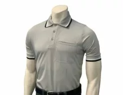 Smitty Umpire Smitty Short Sleeve Body Flex Umpire Shirt - Grey