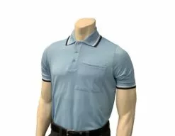 Smitty Umpire Smitty Short Sleeve Body Flex Umpire Shirt - Powder Blue