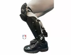 Champro Umpire Gear Champro Pro-Plus Triple Knee Umpire Shin Guards -Bats Shop CG3 Champro Pro Plus Triple Knee Umpire Shin Guards Worn Crouch 2