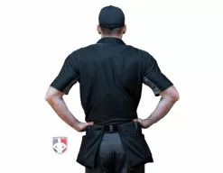 Champro Umpire Gear Champro Air Management Plated Umpire Chest Protector -Bats Shop CPAMT Champro Air Management Plated Umpire Chest Protector worn reverse