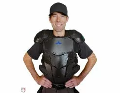 ALL-STAR Umpire Gear All-Star Cobalt Umpire Chest Protector 12 ALL-STAR Umpire Gear All-Star Cobalt Umpire Chest Protector -Bats Shop CPU5000 All Star Cobalt Umpire Chest Protector Worn Front View