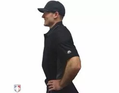 Diamond Umpire Gear Diamond Pro Umpire Chest Protector -Bats Shop DCP PRO Worn Shirt Side