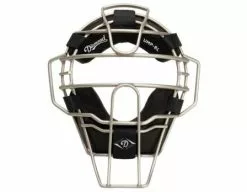 Diamond Umpire Gear Diamond Silver Big League Aluminum Umpire Mask With Leather