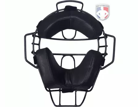 Diamond Umpire Gear Diamond Matte Black Big League Aluminum Umpire Mask With Leather 2 Diamond Umpire Gear Diamond Matte Black Big League Aluminum Umpire Mask With Leather - Image 2