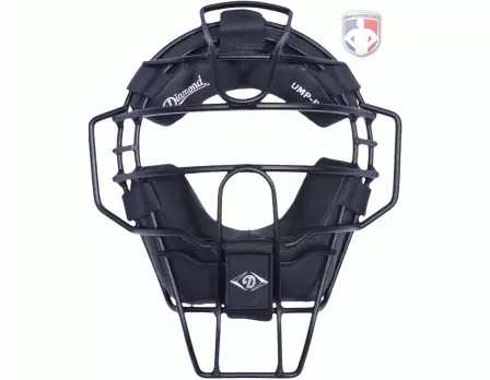 Diamond Umpire Gear Diamond Matte Black Big League Aluminum Umpire Mask With Leather 1 Diamond Umpire Gear Diamond Matte Black Big League Aluminum Umpire Mask With Leather
