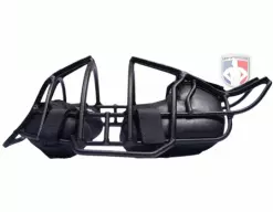 Diamond Umpire Gear Diamond Matte Black Big League Aluminum Umpire Mask With Leather 8 Diamond Umpire Gear Diamond Matte Black Big League Aluminum Umpire Mask With Leather -Bats Shop DFMBLMB Profile