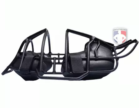Diamond Umpire Gear Diamond Matte Black Big League Aluminum Umpire Mask With Leather 3 Diamond Umpire Gear Diamond Matte Black Big League Aluminum Umpire Mask With Leather - Image 3