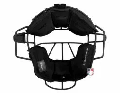 EvoShield MLB Black Pro-SRZ Windpact Catcher Mask 14 EvoShield MLB Black Pro-SRZ Windpact Catcher Mask -Bats Shop EVO MASK BK Evo Shield MLB Steel Mask with Windpact Flat Inside