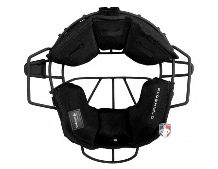 EvoShield MLB Black Pro-SRZ Windpact Catcher Mask 5 EvoShield MLB Black Pro-SRZ Windpact Catcher Mask - Image 5