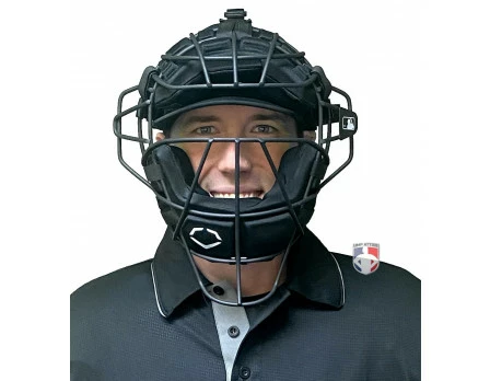 EvoShield MLB Black Pro-SRZ Windpact Catcher Mask 3 EvoShield MLB Black Pro-SRZ Windpact Catcher Mask - Image 3
