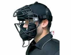 EvoShield MLB Black Pro-SRZ Windpact Catcher Mask 13 EvoShield MLB Black Pro-SRZ Windpact Catcher Mask -Bats Shop EVO MASK BK Evo Shield MLB Steel Mask with Windpact Side worn