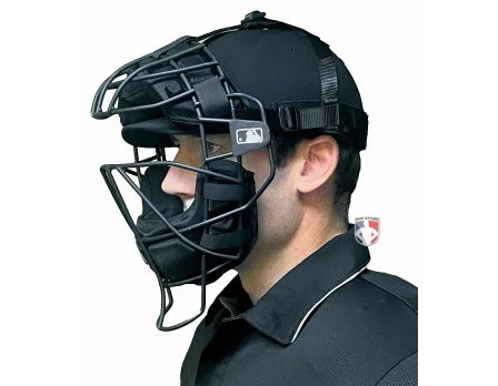 EvoShield MLB Black Pro-SRZ Windpact Catcher Mask 4 EvoShield MLB Black Pro-SRZ Windpact Catcher Mask - Image 4