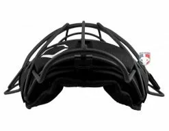 EvoShield MLB Black Pro-SRZ Windpact Catcher Mask 17 EvoShield MLB Black Pro-SRZ Windpact Catcher Mask -Bats Shop EVO MASK BK Evo Shield MLB Steel Mask with Windpact flat bottom