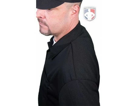 Smitty Umpire Smitty Vertical Stripe Umpire Shirt - Black 7 Smitty Umpire Smitty Vertical Stripe Umpire Shirt - Black - Image 7