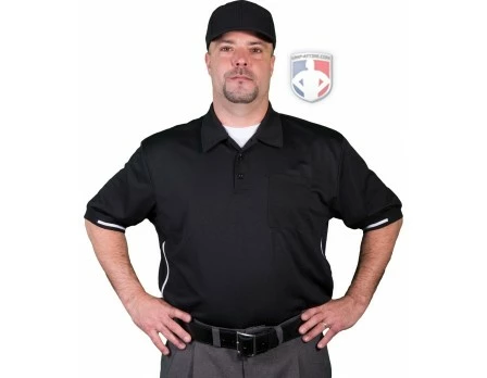 Smitty Umpire Smitty Vertical Stripe Umpire Shirt - Black 1 Smitty Umpire Smitty Vertical Stripe Umpire Shirt - Black