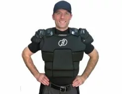 Force3 Umpire Gear Force3 V3 Ultimate Umpire Chest Protector With Dupont™ Kevlar® 12 Force3 Umpire Gear Force3 V3 Ultimate Umpire Chest Protector With Dupont™ Kevlar® -Bats Shop F3 CPv3 Worn Front 2