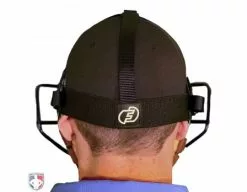 Force3 Umpire Gear Force3 Defender Umpire Mask With Tan -Bats Shop F3 DEF BK TN Force3 Defender Umpire Mask with Tan Worn Back Harness View