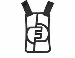 Force3 Umpire Gear Force3 Defender Umpire Throat Guard -Bats Shop F3 DMTG BK Force3 Defender Umpire Throat Guard Black Front View 5