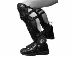 Force3 Umpire Gear Force3 Ultimate Umpire Shin Guards With Dupont™ Kevlar® 11 Force3 Umpire Gear Force3 Ultimate Umpire Shin Guards With Dupont™ Kevlar® -Bats Shop F3 LG Force3 Shin Guards side box stance