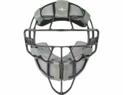 ALL-STAR Umpire Gear All-Star FM4000MAG Umpire Mask Replacement Pads - Grey -Bats Shop FM4000MAG UMP BK GY Front Low 1