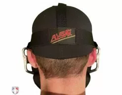 ALL-STAR Umpire Gear All-Star Silver Magnesium Umpire Mask With Black LUC 14 ALL-STAR Umpire Gear All-Star Silver Magnesium Umpire Mask With Black LUC -Bats Shop FM4000MAG UMP SV BK All Star Magnesium Umpire Mask with Black LUC Worn Back View