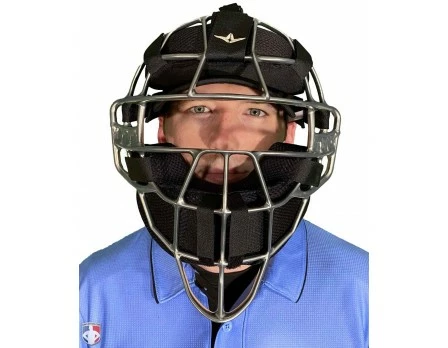 ALL-STAR Umpire Gear All-Star Silver Magnesium Umpire Mask With Black LUC 5 ALL-STAR Umpire Gear All-Star Silver Magnesium Umpire Mask With Black LUC - Image 5