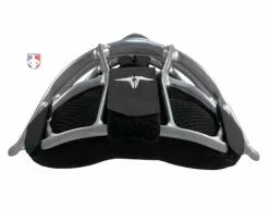 ALL-STAR Umpire Gear All-Star Silver Magnesium Umpire Mask With Black LUC 11 ALL-STAR Umpire Gear All-Star Silver Magnesium Umpire Mask With Black LUC -Bats Shop FM4000MAG UMP SV BK All Star Silver Magnesium Umpire Mask with Black top flat