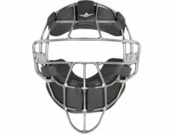 ALL-STAR Umpire Gear All-Star Silver Magnesium Umpire Mask With Black LUC