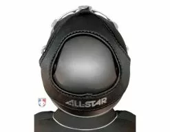 ALL-STAR Umpire Gear All-Star Delta Flex Umpire Mask Replacement Harness -Bats Shop FMHPRO SBK All Star Delta Flex Umpire Mask Replacement Harness birdseye with skull cap