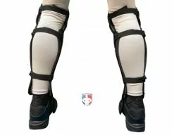 ALL-STAR Umpire Gear All-Star 17" Single Knee Umpire Shin Guards -Bats Shop LP1 All Star 17 Single Knee Umpire Shin Guards Back