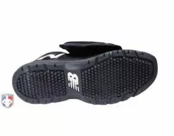 New Balance Referee And Umpire Shoes New Balance V3 Black & White Mid-Cut Umpire Plate Shoes -Bats Shop MU460XT3 New Balance V3 Black White Mid Cut Umpire Plate Shoes Sole View