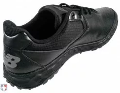 New Balance Referee And Umpire Shoes New Balance V3 All-Black Low-Cut Umpire Base Shoes -Bats Shop MU950AK3 New Balance V3 All Black Low Cut Umpire Base Shoes Inside Back Angled View