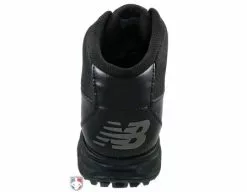 New Balance Referee And Umpire Shoes New Balance V3 All-Black Mid-Cut Umpire Base Shoes -Bats Shop MUM950B3 New Balance V3 All Black Mid Cut Umpire Base Shoes Back View