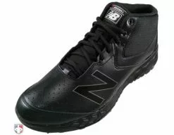New Balance Referee And Umpire Shoes New Balance V3 All-Black Mid-Cut Umpire Base Shoes