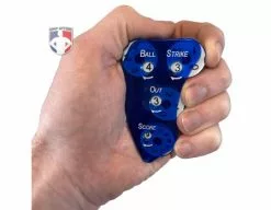 Markwort 4-Dial Precision Blue Umpire Indicator With Score - 4/3/3 Count -Bats Shop PP IBL Markwort 4 Dial Precision Blue Umpire Indicator with Score 4 3 3 Count in hand