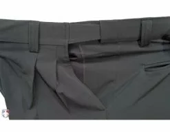 Smitty Umpire Smitty Performance Poly Spandex Charcoal Grey Umpire Plate Pants With Expander Waistband -Bats Shop Poly Spandex Expander Waistband Stretched 1