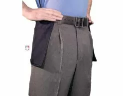 Smitty Umpire Smitty Heather Grey Umpire Plate Pants With Expander Waistband