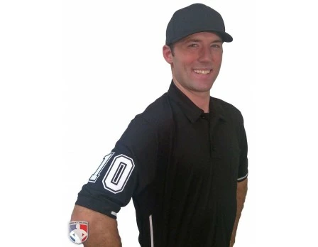 Smitty Umpire Smitty Vertical Stripe Umpire Shirt - Black 8 Smitty Umpire Smitty Vertical Stripe Umpire Shirt - Black - Image 8