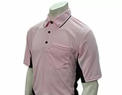 Smitty Umpire Smitty Major League Replica Umpire Shirt - Pink With Black