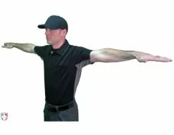 Smitty Umpire Smitty V2 Major League Replica Umpire Shirt - Black With Charcoal Grey -Bats Shop S314 BK Smitty V2 Major League Replica Black with Charcoal Grey Worn Safe