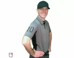 Smitty Umpire Smitty V2 Major League Replica Umpire Shirt - Charcoal Grey With Black 13 Smitty Umpire Smitty V2 Major League Replica Umpire Shirt - Charcoal Grey With Black -Bats Shop S314 CH with N4 SUB BWB