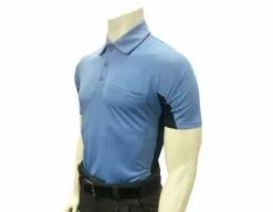 Smitty Umpire Smitty V2 Major League Replica Umpire Shirt - Sky Blue With Black