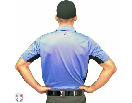 Smitty Umpire Smitty V2 Major League Replica Umpire Shirt - Sky Blue With Black 5 Smitty Umpire Smitty V2 Major League Replica Umpire Shirt - Sky Blue With Black - Image 5
